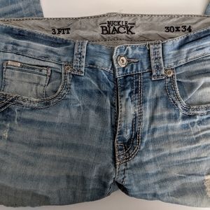 Buckle Black medium colored denim